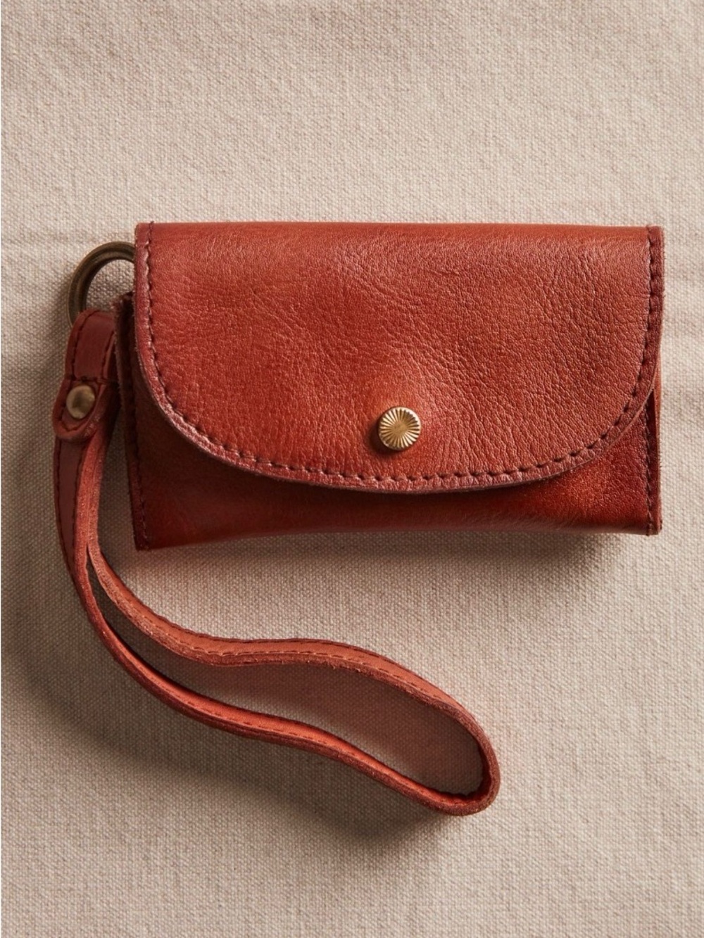 FREE PEOPLE Leather Bag Lanyard/WRISTLET